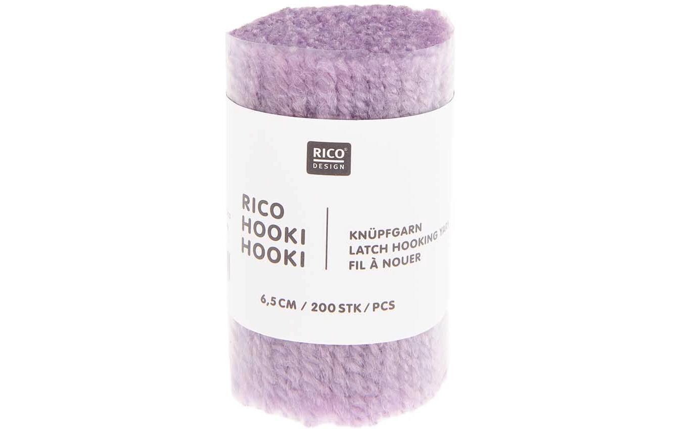 Rico Design Hooki Knüpfgarn Flieder