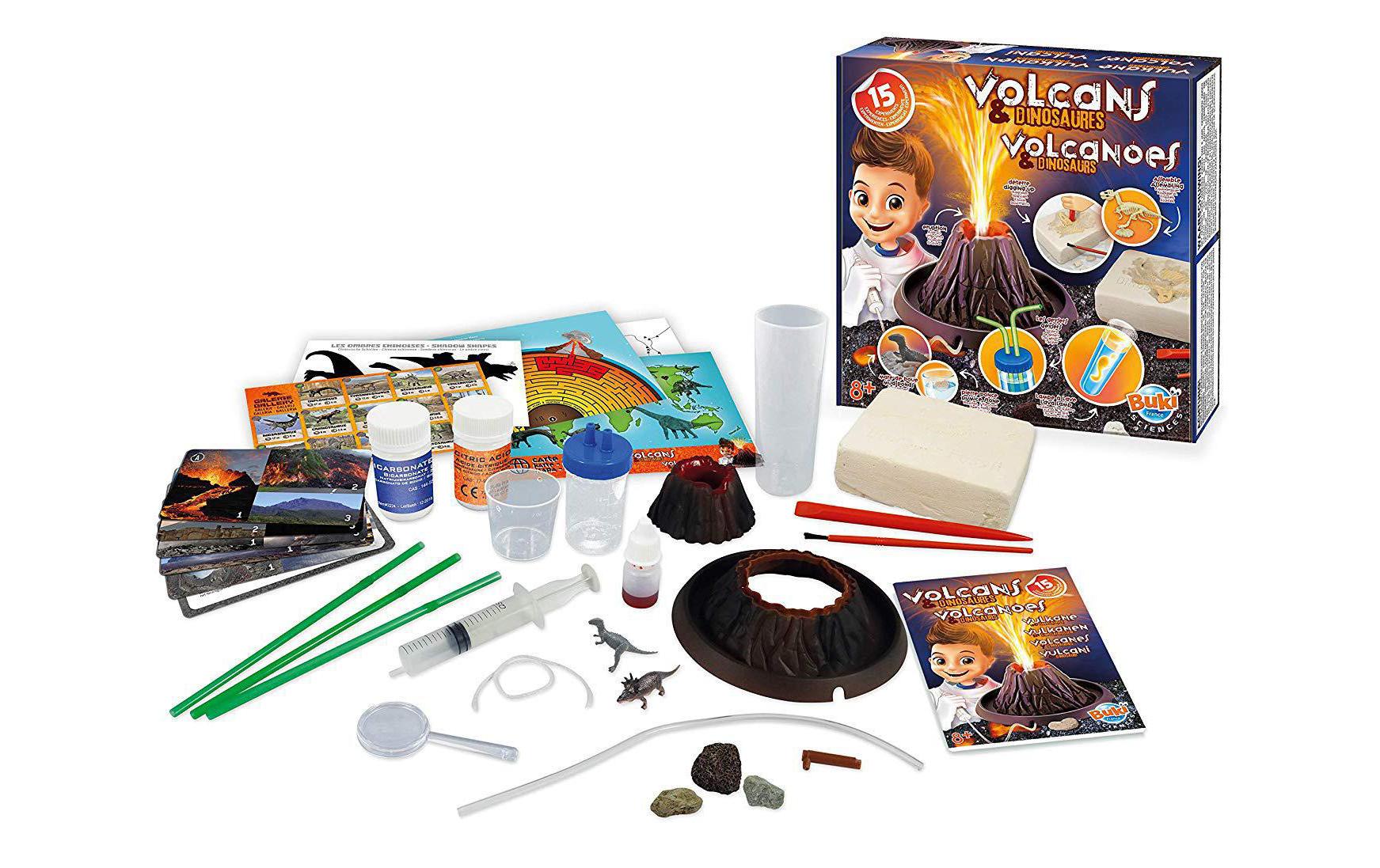 Buki Experimentierkasten Vulkane und Dinosaurier