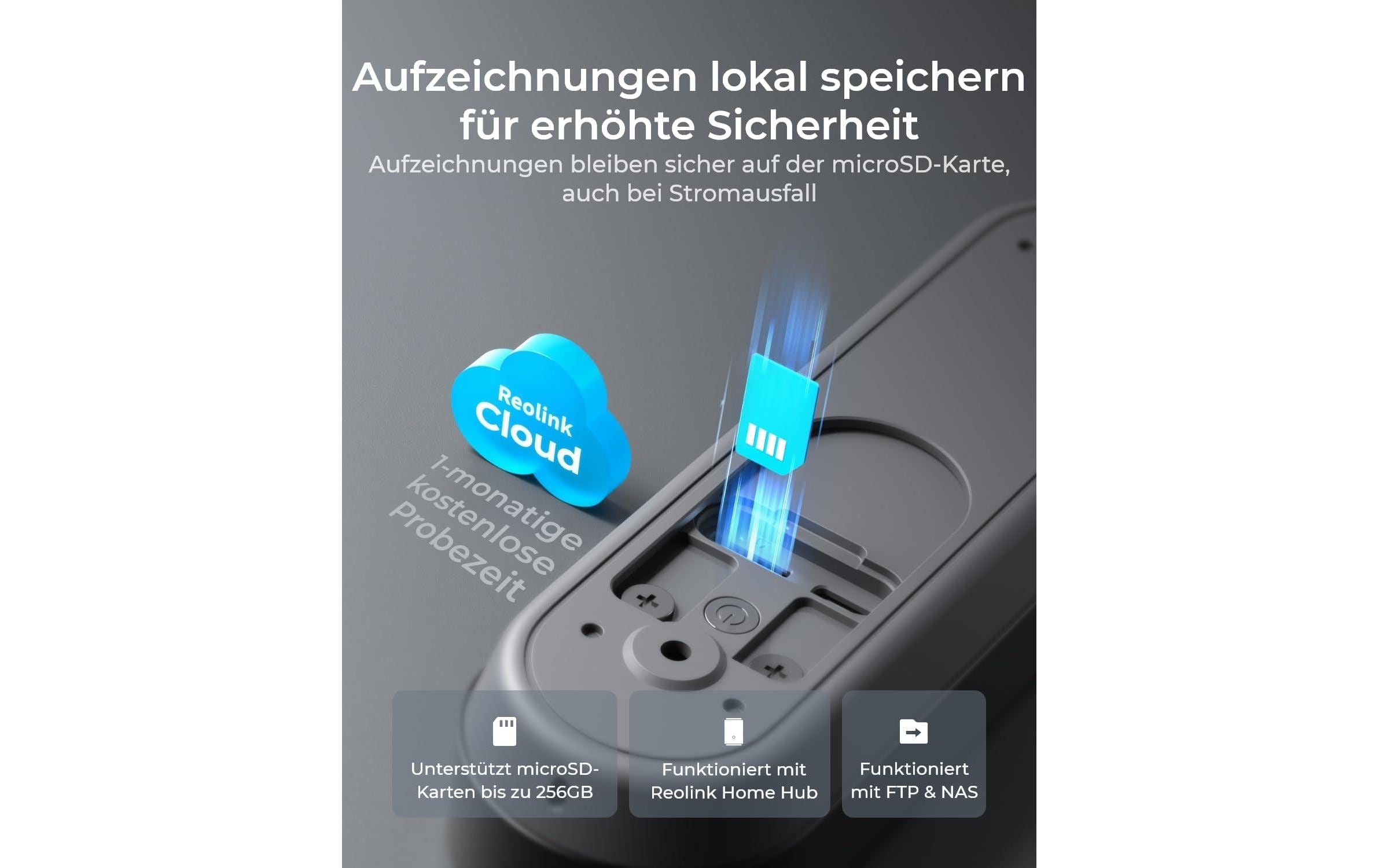 Reolink D340B 2K+ WiFi Video Doorbell