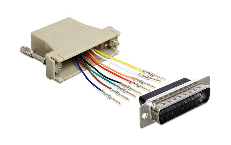 Delock Adapter RJ-45 - DB15 (f-m) 0 m