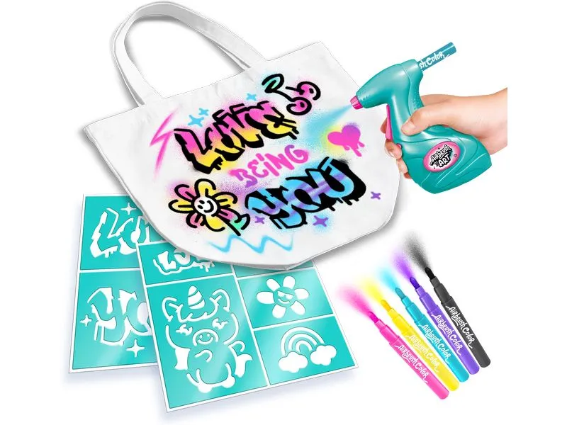 Canal Toys Bastelset Airbrush Art Fashion Design Kit Canal Toys Bastelset Airbrush Art Fashion Design Kit