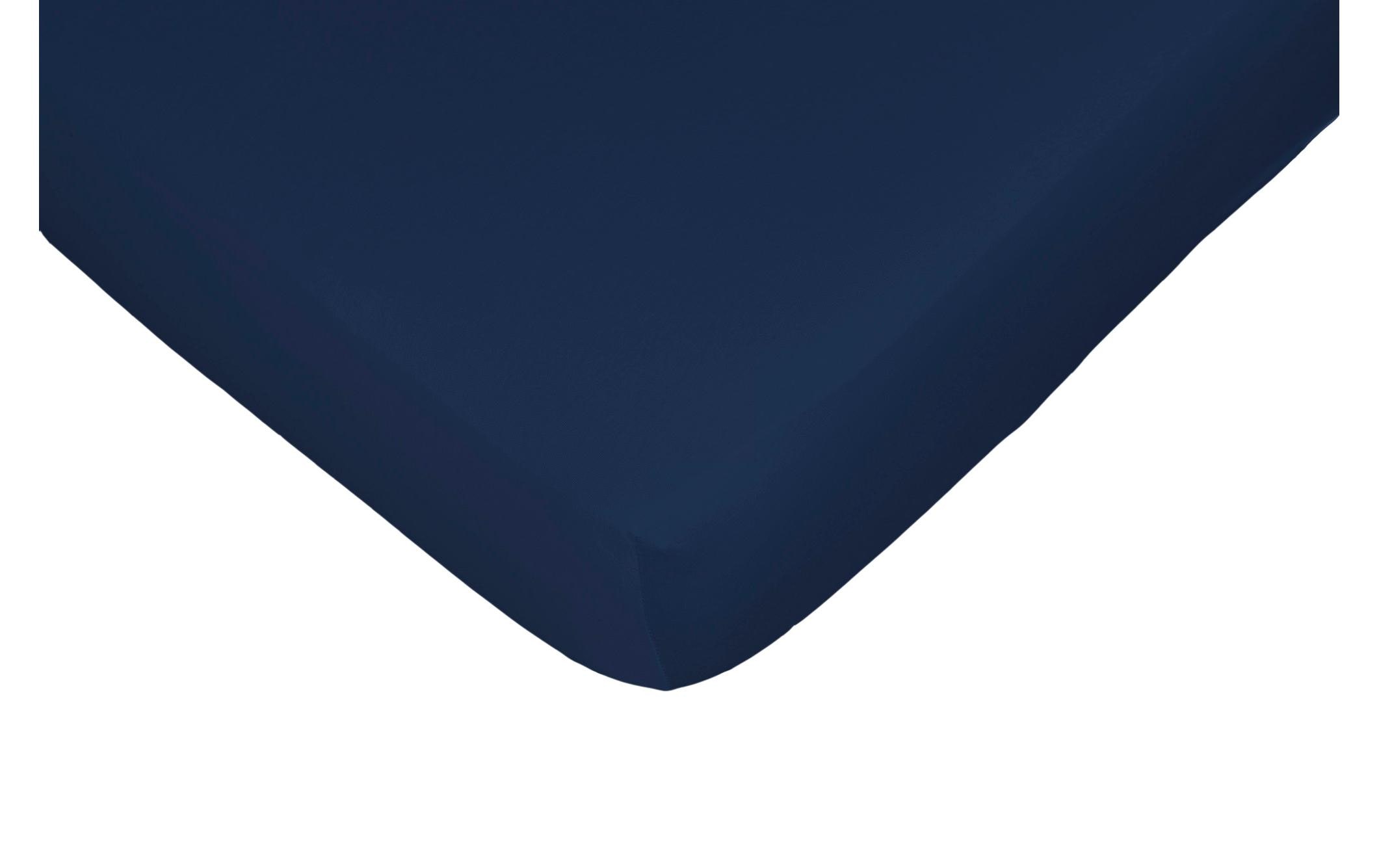 Night Fashion Fixleintuch Jerry 140-160 x 200 cm, Marineblau