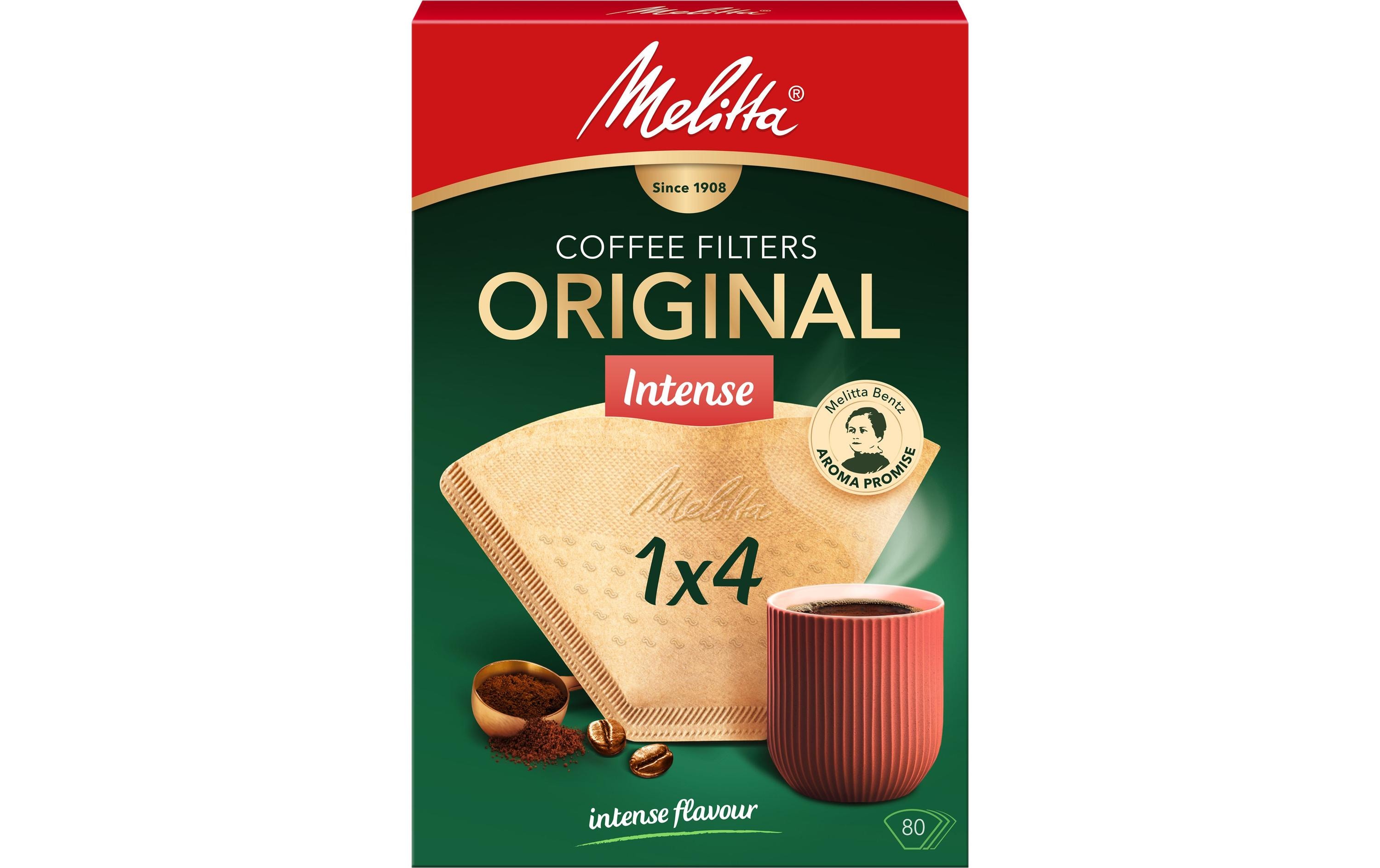 Melitta Filtertüte Intense 1 x 4, 80 Stück