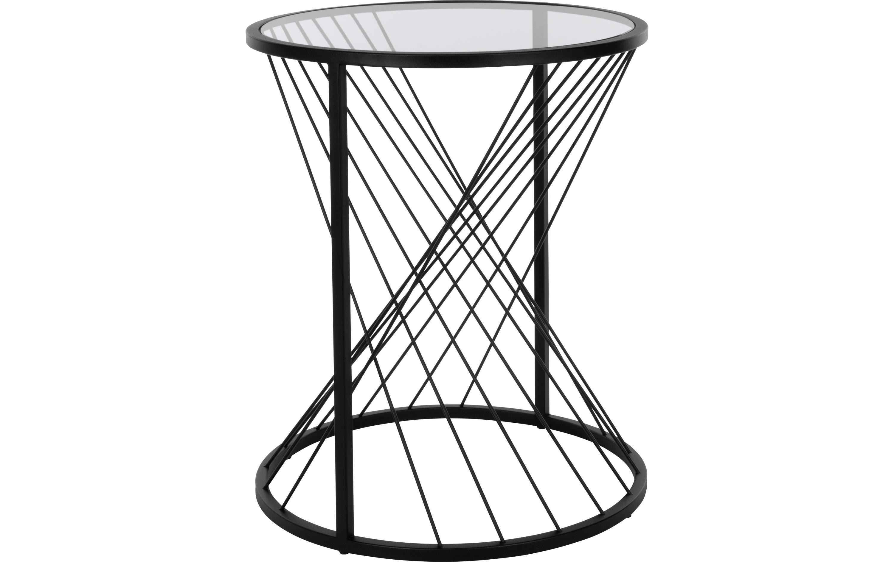 EGLO Beistelltisch Otawara Ø 46 x 55 cm, Schwarz