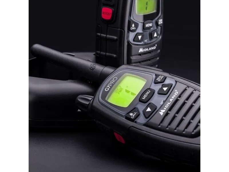 Midland G7 Pro Twin Handfunkgerät, 2er Set Midland G7 Pro Twin Handfunkgerät, 2er Set