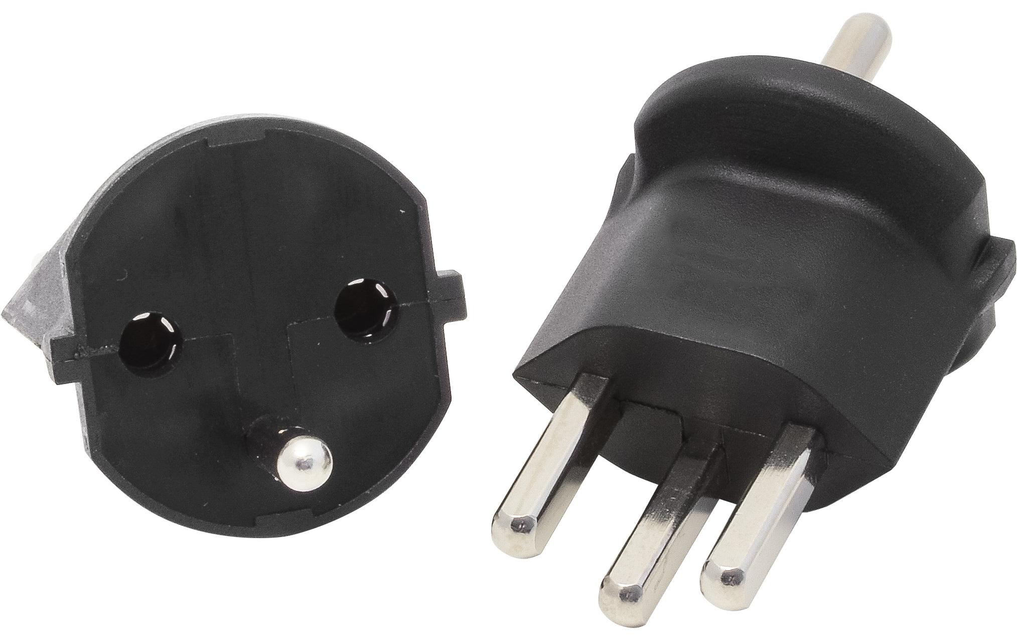 Max Hauri Fixadapter Schuko – Typ 23 Schwarz Max Hauri Fixadapter Schuko – Typ 23 Schwarz