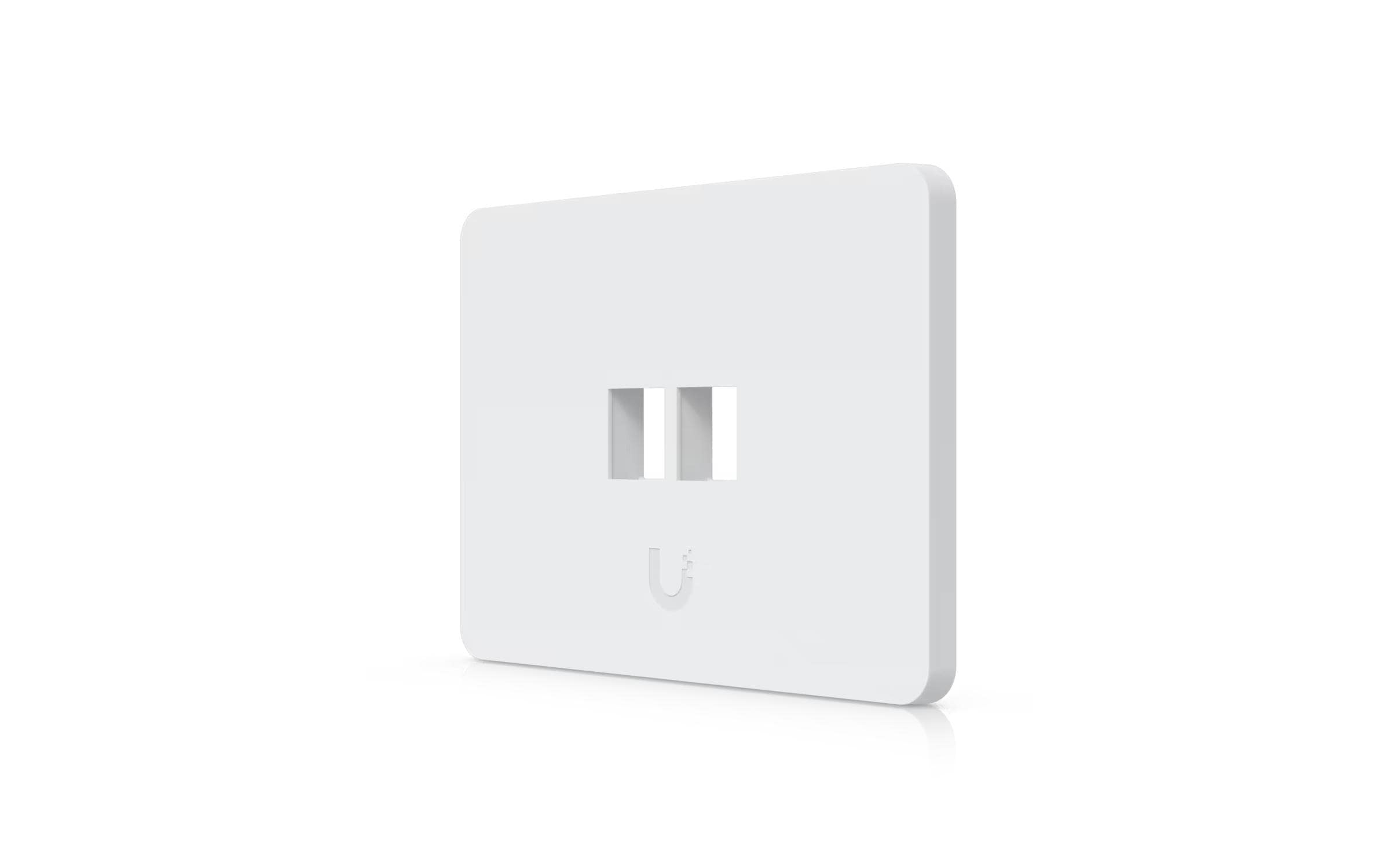 Ubiquiti Horizontal Paintable Keystone Wall Plate 2-Port, 4er-Pack