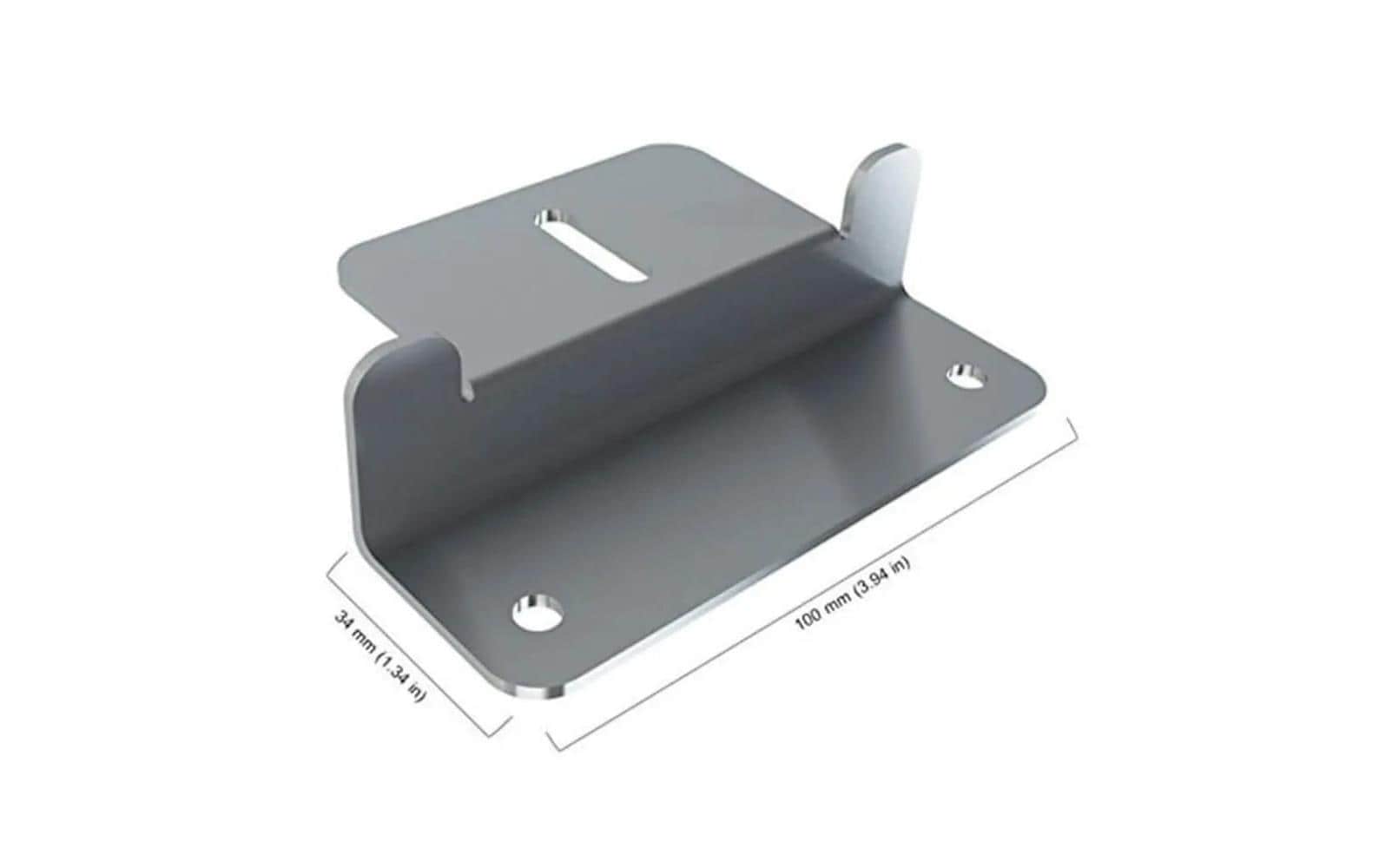 autosolar Befestungsmaterial Montage Z-Winkel 4 Stück mit Schrauben