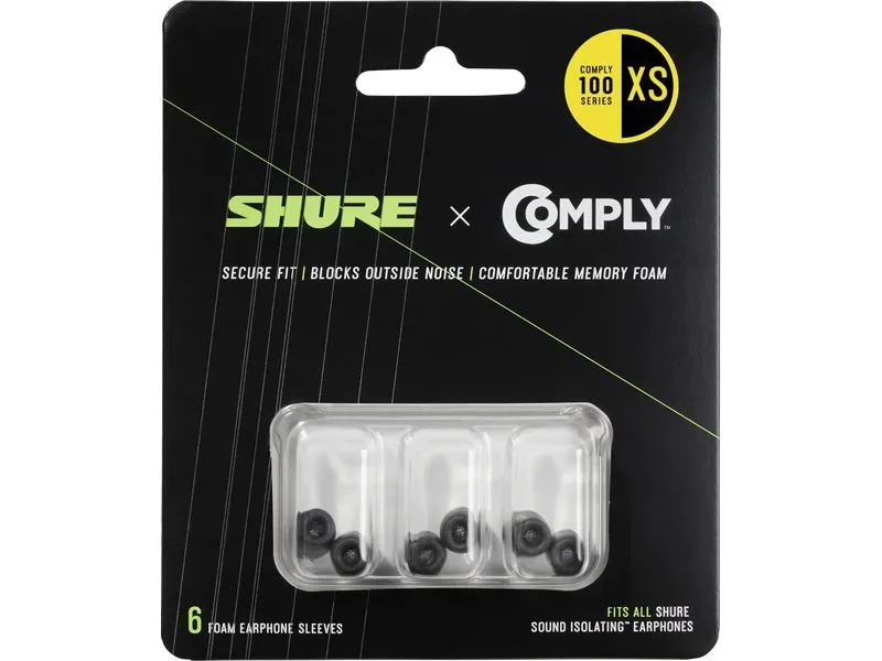 Shure Ohrpassstücke EACYF1-6XS 6 Stück