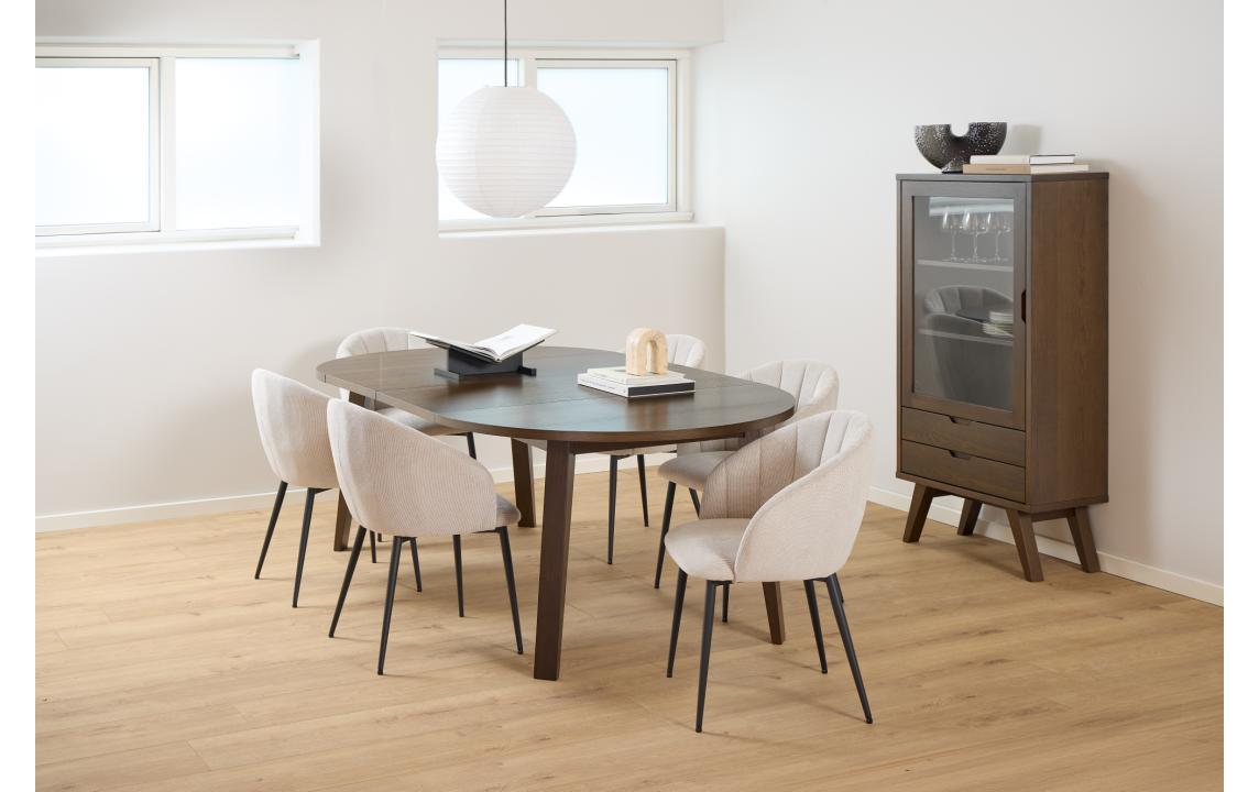 AC Design Vitrine A-Line Dunkelbraun72 x 36 x 145 cm