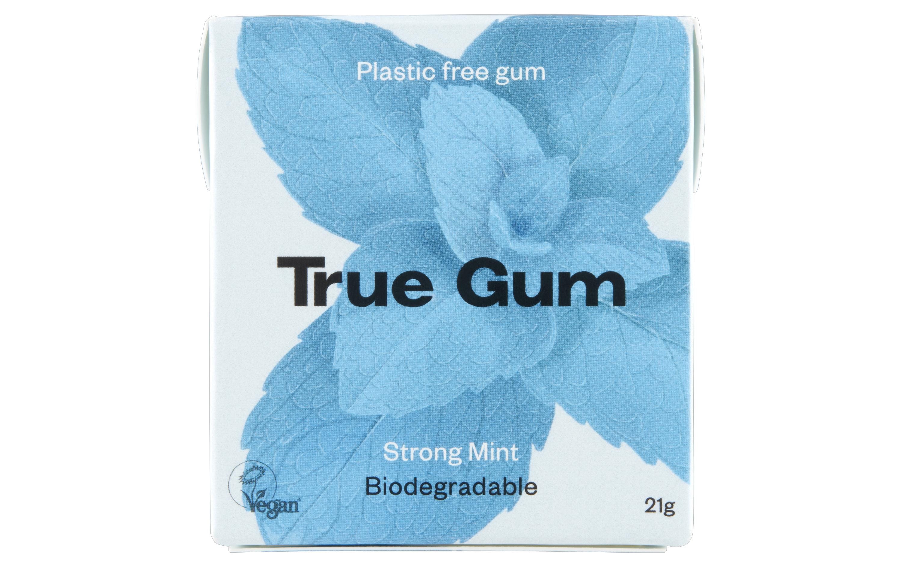 True Gum Kaugummi Starke Minze 21 g True Gum Kaugummi Starke Minze 21 g