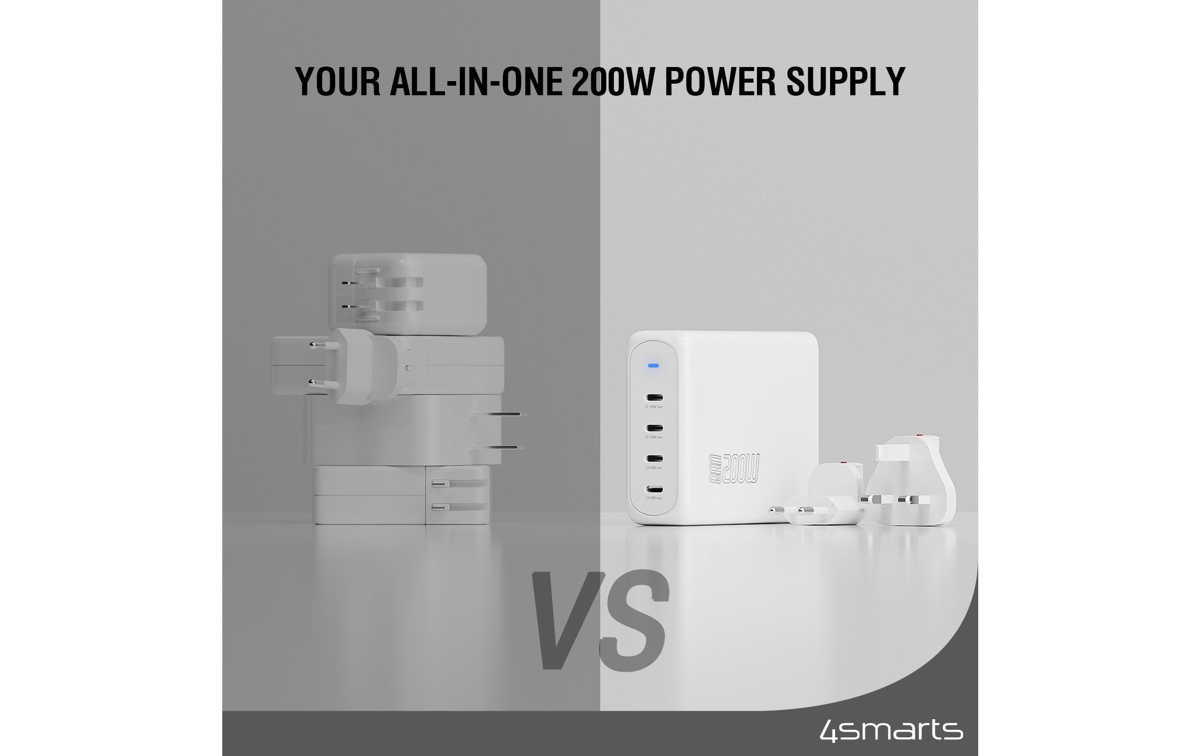 4smarts USB-Wandladegerät Flex Pro Weiss 4smarts USB-Wandladegerät Flex Pro Weiss