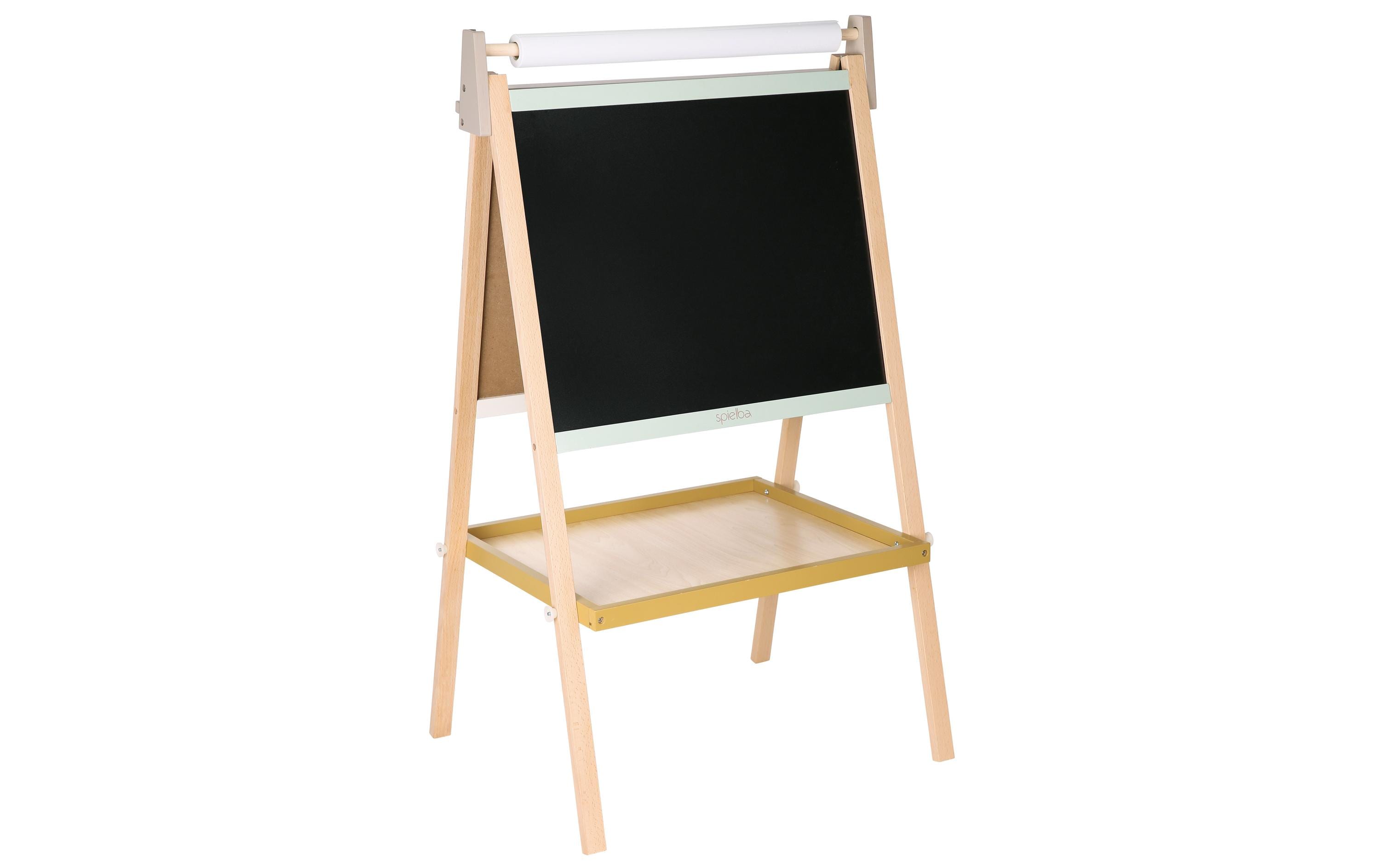 Spielba Holzspielwaren Standtafel mit Papier und Kreide