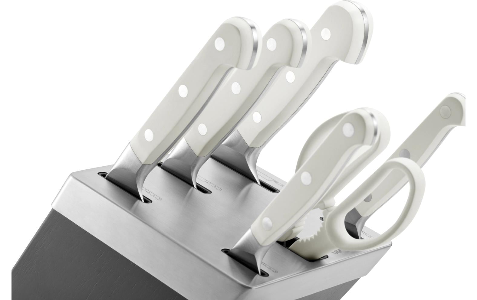 Zwilling Messerblock-Set mit Messer Pro le blanc Schwarz, 7-teilig
