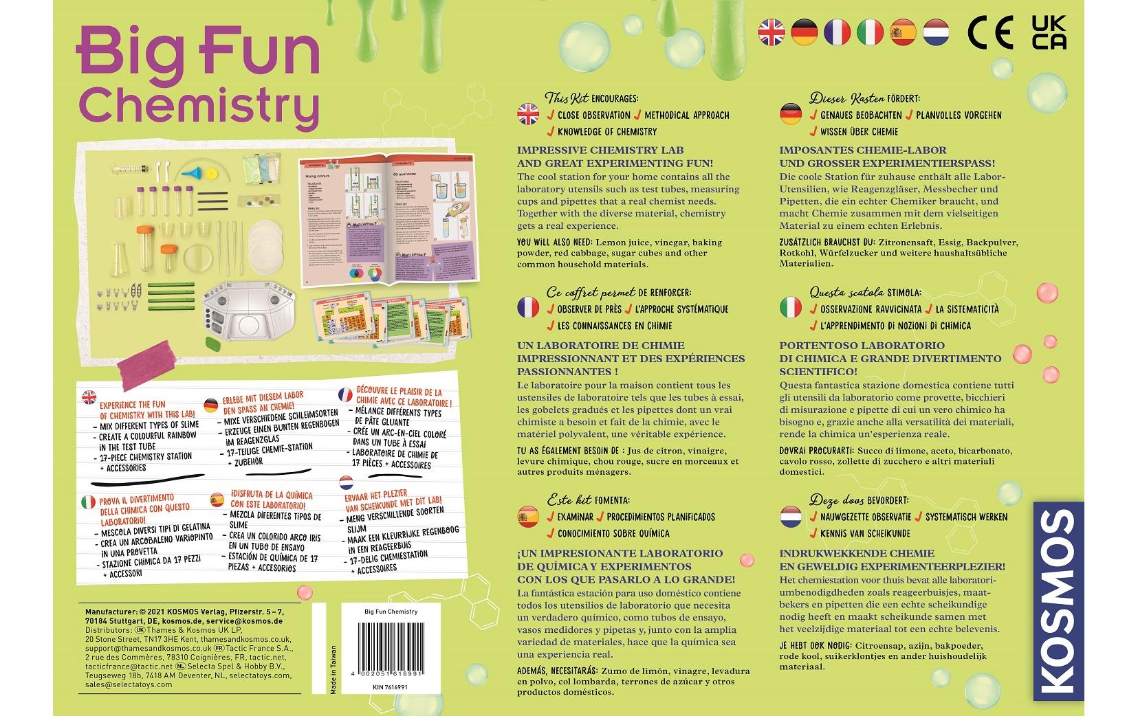 Kosmos Experimentierkasten Big Fun Chemistry Kosmos Experimentierkasten Big Fun Chemistry