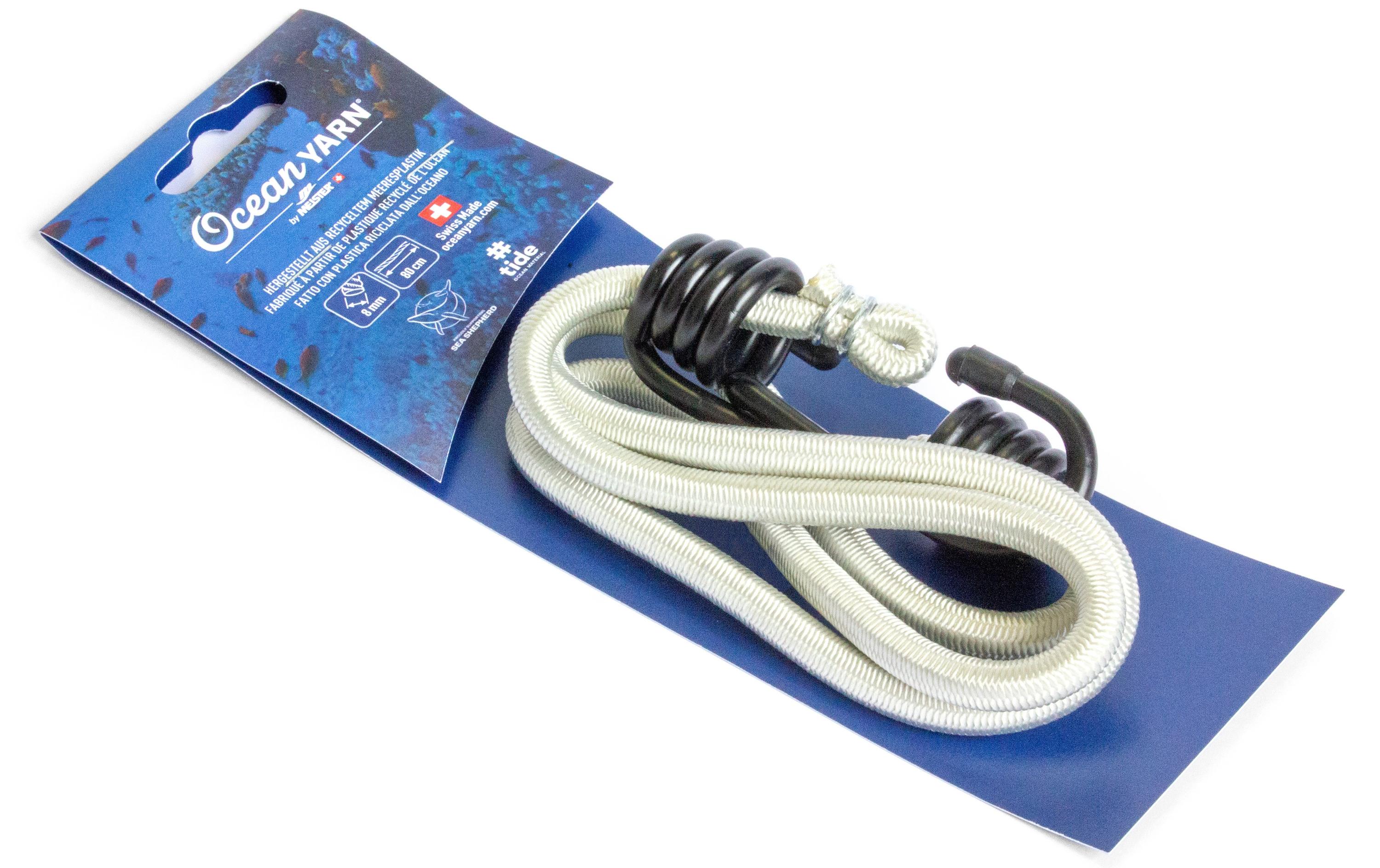 Meister Gummi-Spannseil OceanYarn Ø 8 mm, 80 cm, Weiss Meister Gummi-Spannseil OceanYarn Ø 8 mm, 80 cm, Weiss