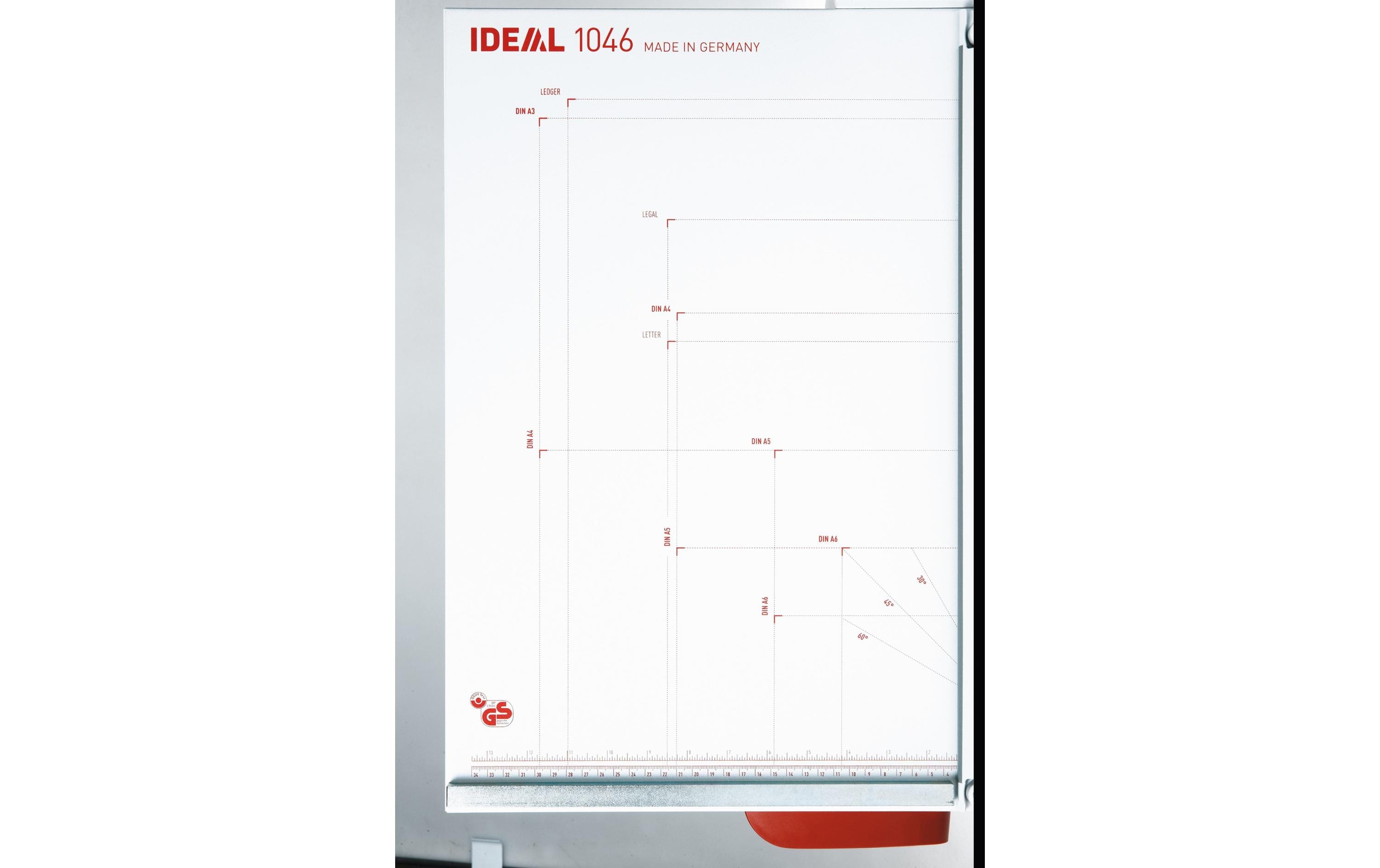 IDEAL Hebelschneidegerät 1046 DIN A3 46 cm, 30 Blatt