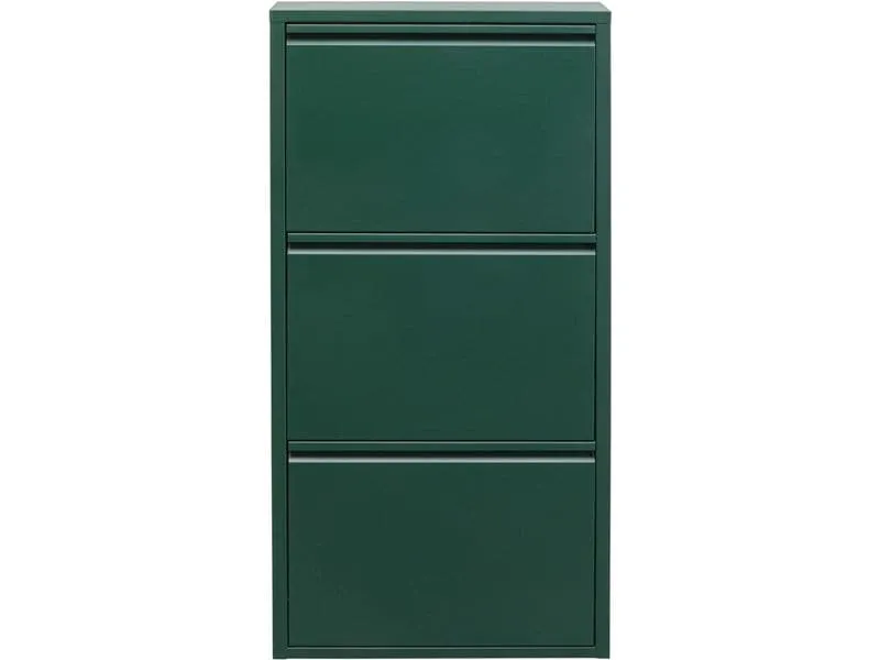 Kare Schuhschrank Caruso 3-er, 50 x 103 cm, Grün Kare Schuhschrank Caruso 3-er, 50 x 103 cm, Grün