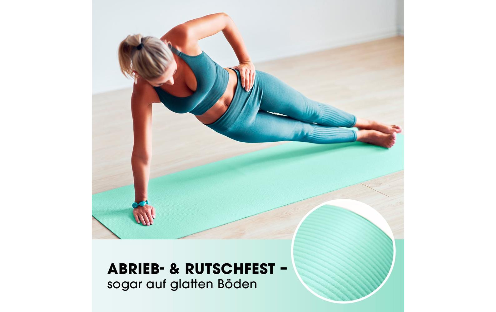 World Fitness Fitnessmatte Jivan 183 cm x 61 cm, Türkis