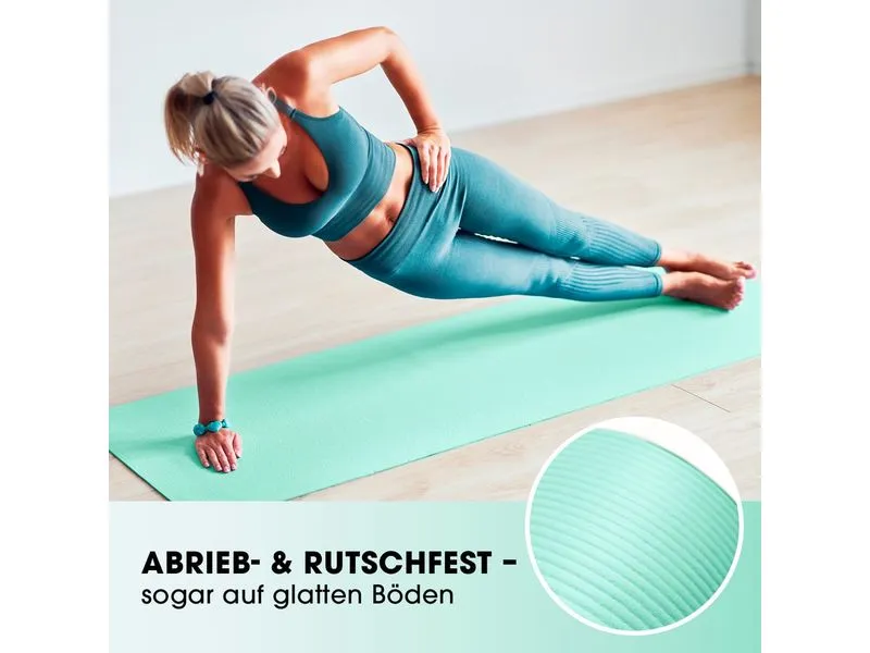 World Fitness Fitnessmatte Jivan 183 cm x 61 cm, Türkis World Fitness Fitnessmatte Jivan 183 cm x 61 cm, Türkis
