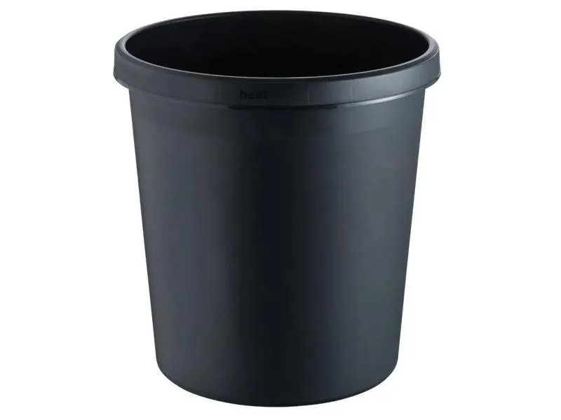 Helit Papierkorb 18 l, Schwarz Helit Papierkorb 18 l, Schwarz