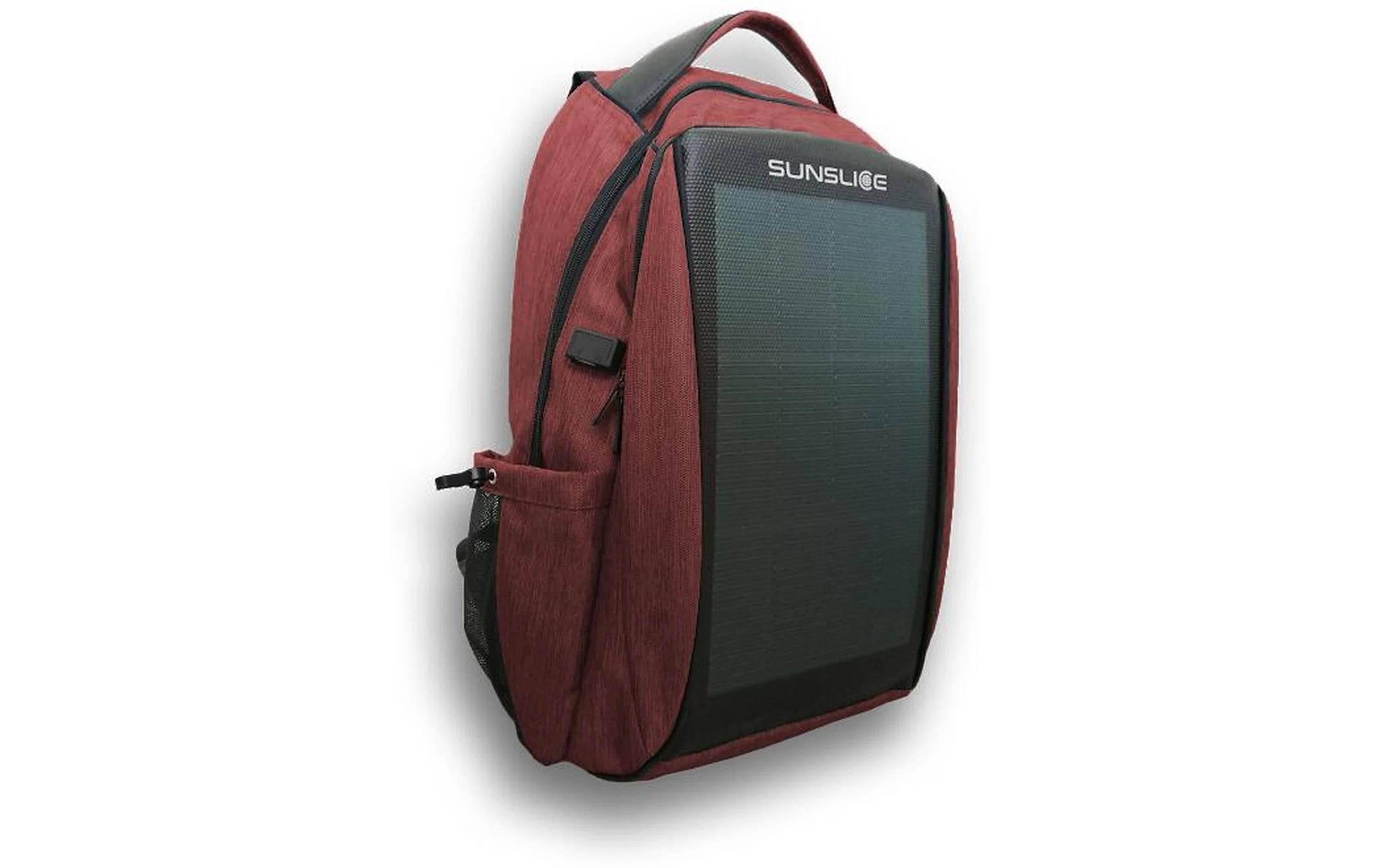SunSlice Zenith – Solar Backpack – Rot 8 W