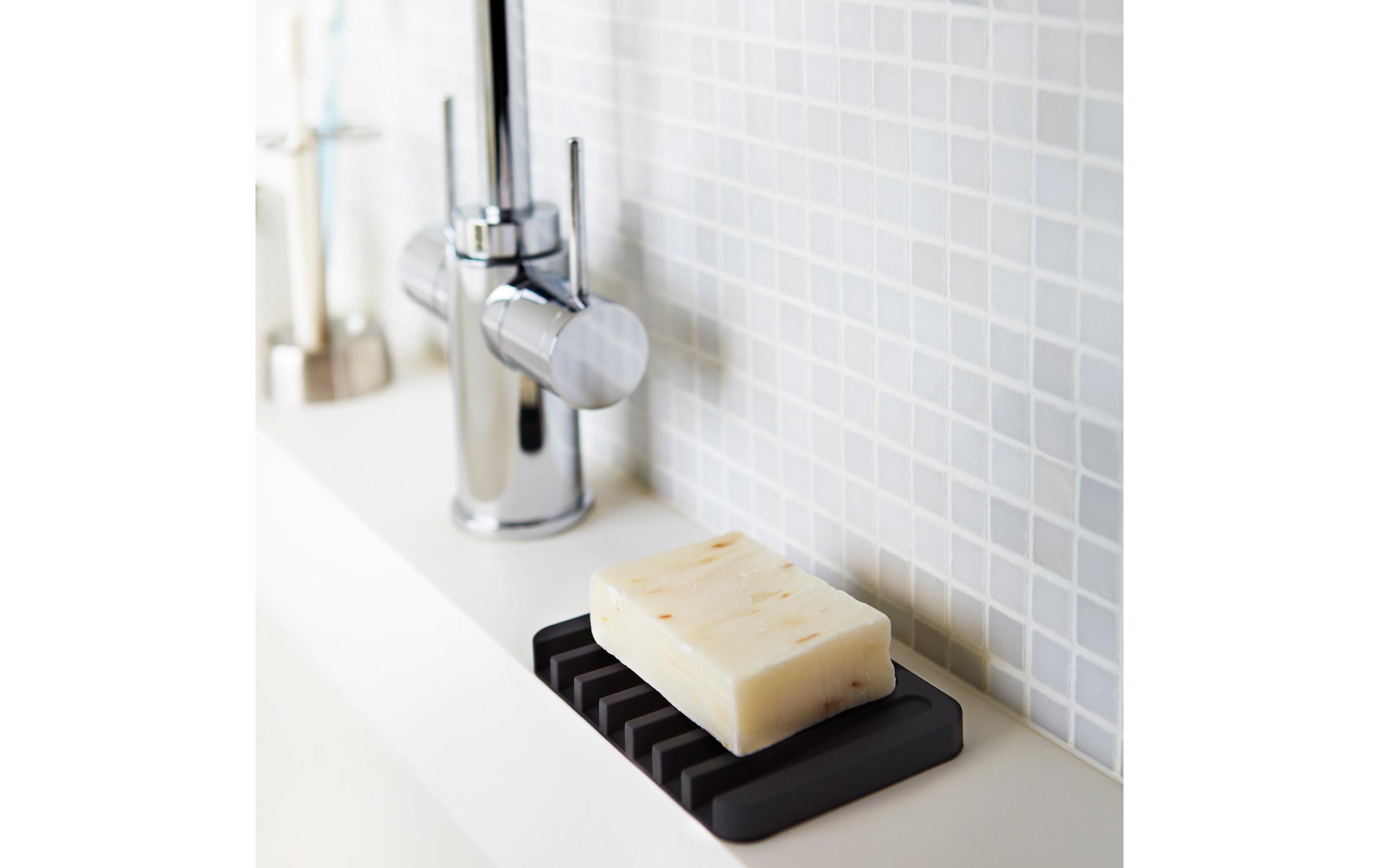 Yamazaki Seifenschale FLOW Schwarz Yamazaki Seifenschale FLOW Schwarz