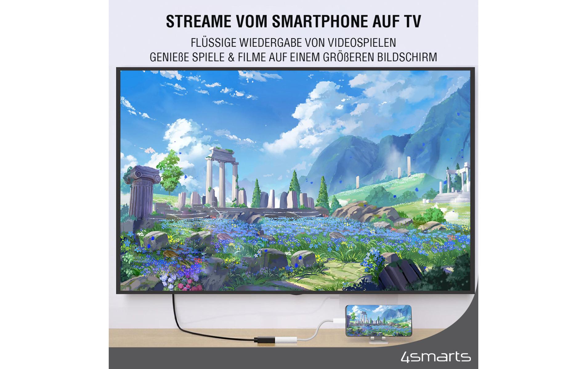 4smarts Adapter 4K 60Hz USB Type-C - HDMI 4smarts Adapter 4K 60Hz USB Type-C - HDMI