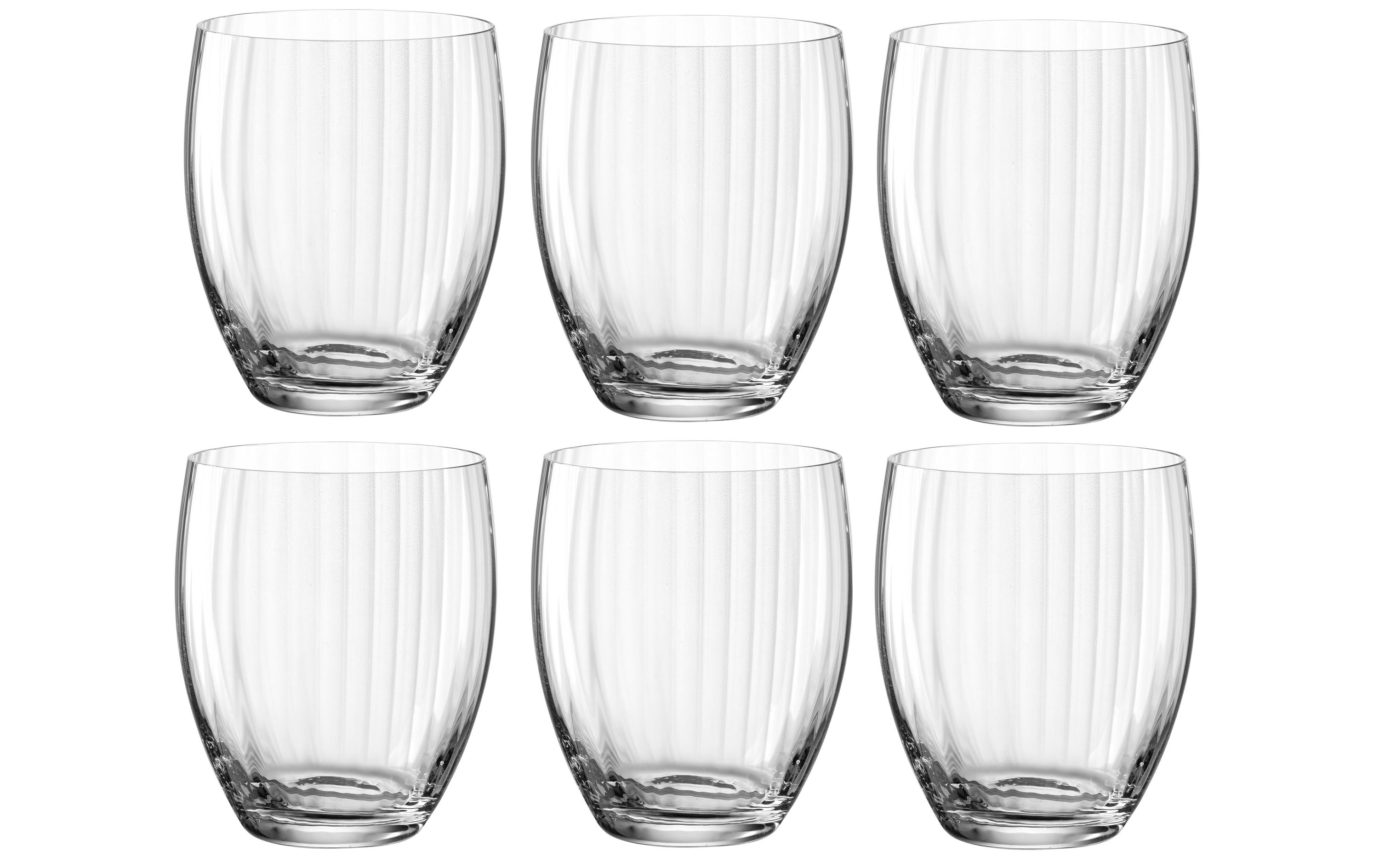 Leonardo Whiskyglas Poesia 380 ml, 6 Stück, Transparent 