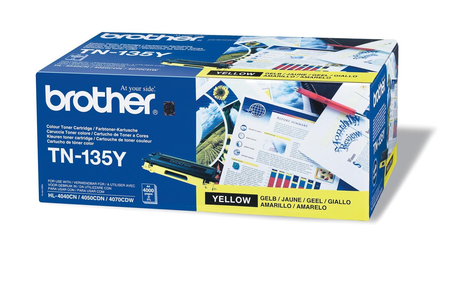 Brother Toner TN-135Y Yellow