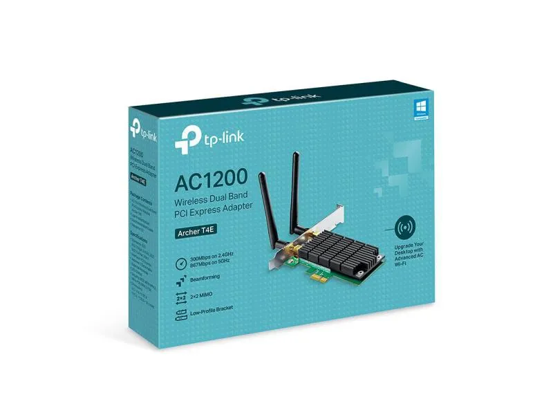 TP-Link WLAN-N PCIe Adapter Archer T4E TP-Link WLAN-N PCIe Adapter Archer T4E