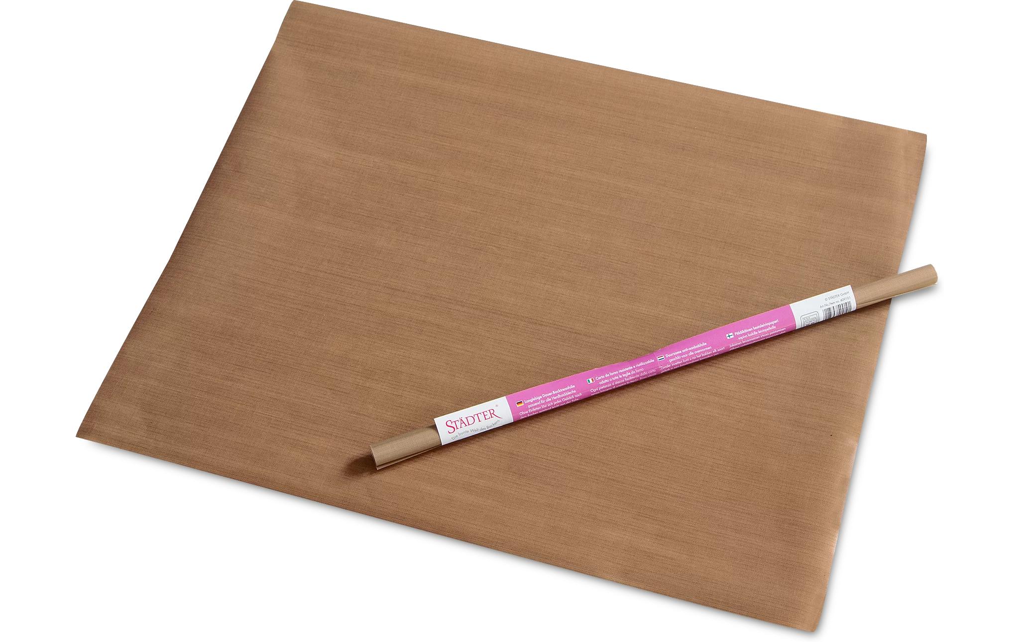 Städter Dauerbackfolie 40 x 50 cm 1 Stück, Beige, 40 x 50 cm