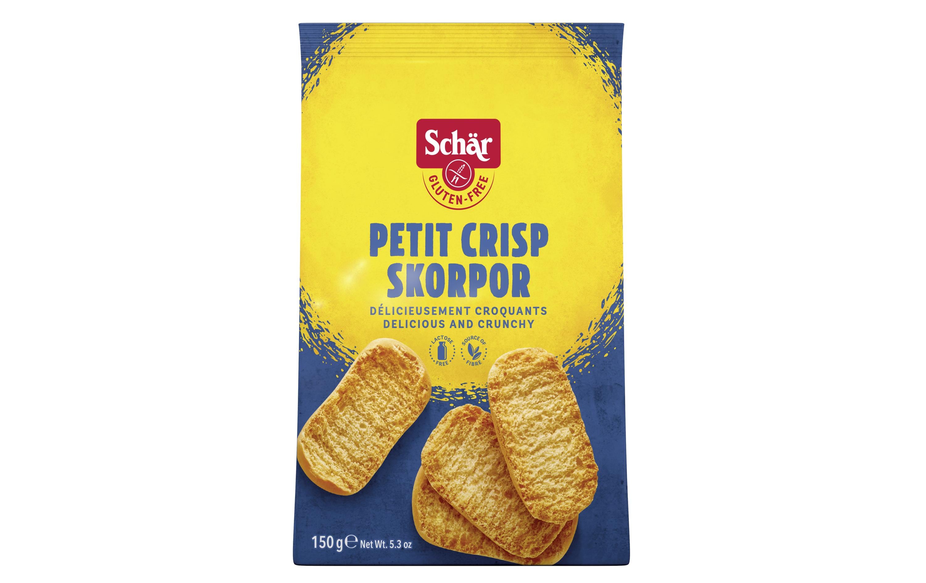 Dr.Schär Knäckebrot Crisp Skorpor glutenfrei 150 g