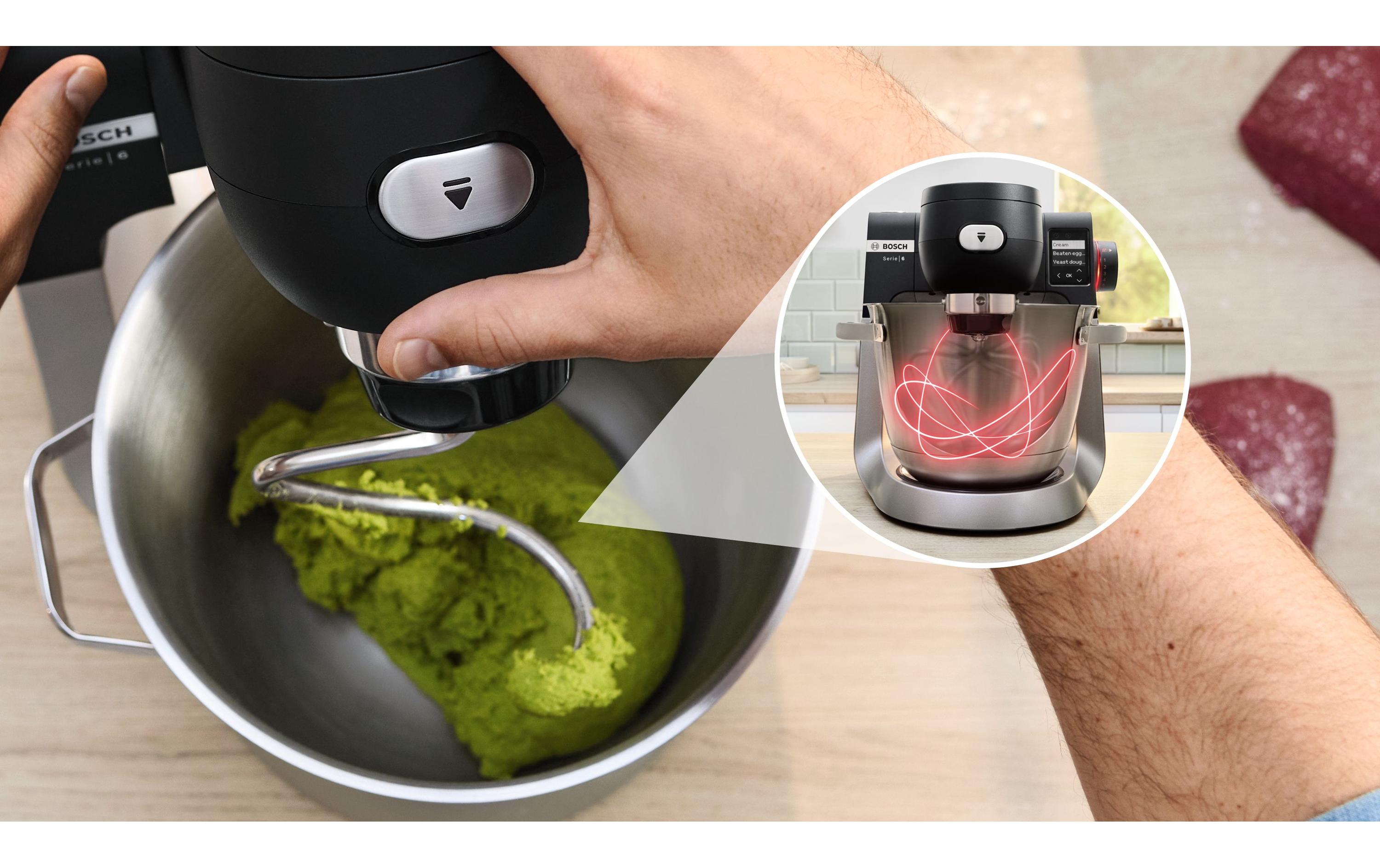 Bosch Küchenmaschine Serie 6 MUMS6ZS17 Edelstahl/Schwarz