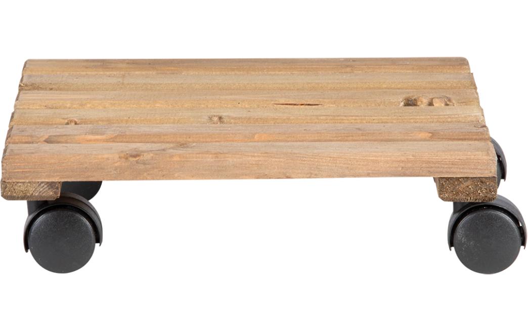 Esschert Design Rolleruntersetzer Quadratisch L Braun