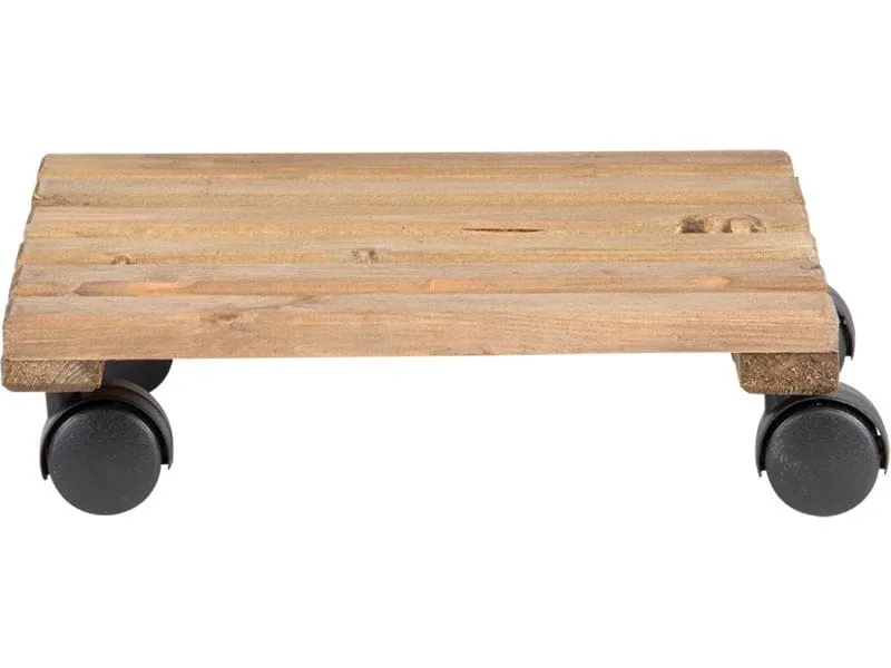 Esschert Design Rolleruntersetzer Quadratisch L Braun Esschert Design Rolleruntersetzer Quadratisch L Braun