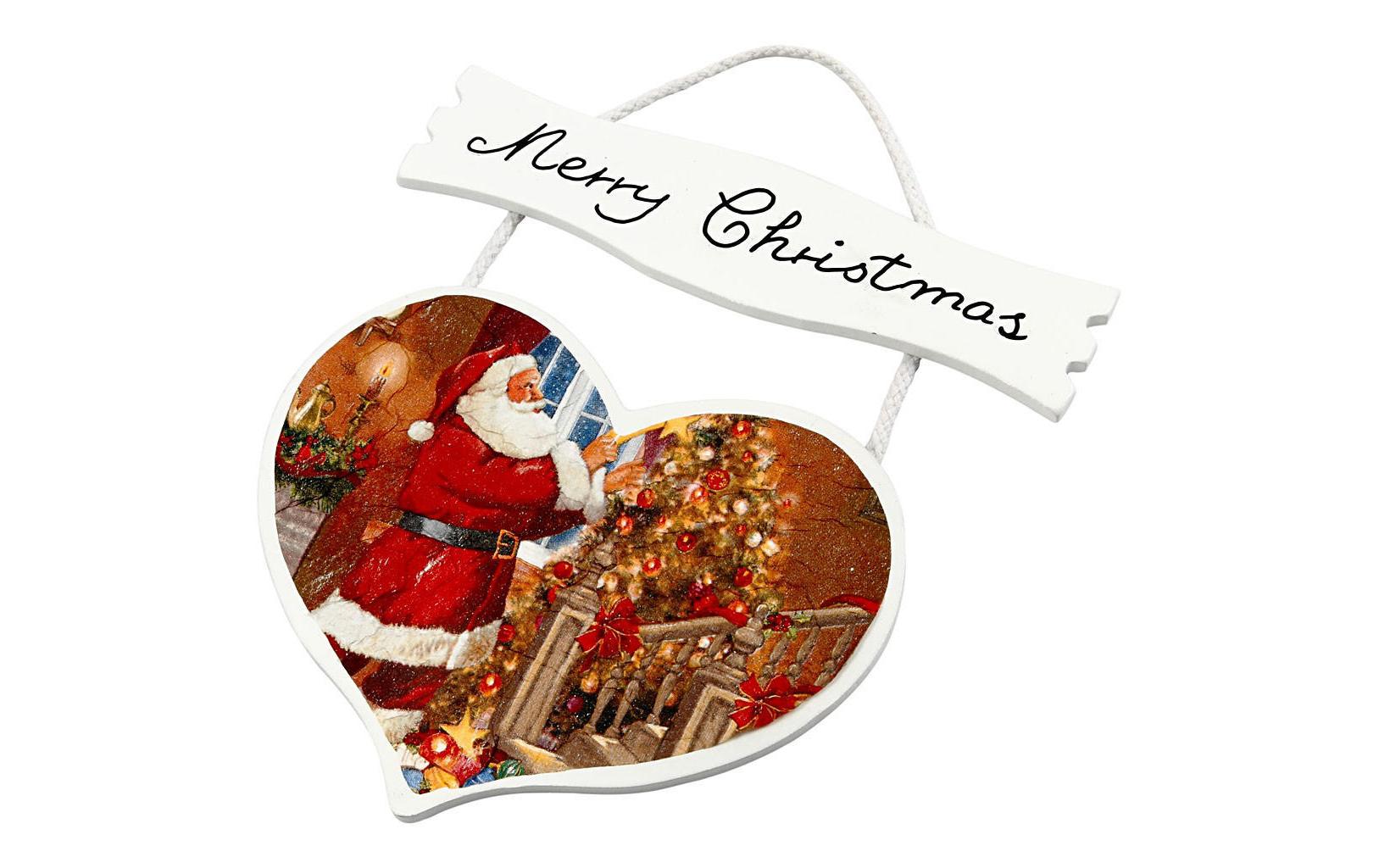 Creativ Company Holzartikel 28 cm Schild, Herz