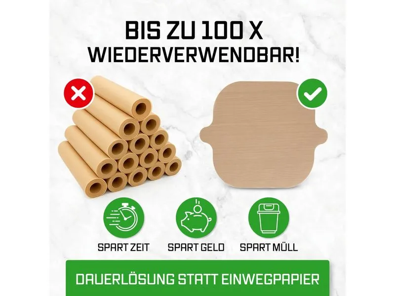 EASYmaxx Dauerbackfolie quadratisch 2 Stück EASYmaxx Dauerbackfolie quadratisch 2 Stück