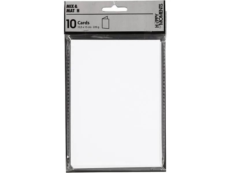 Creativ Company Blankokarte 220 g 10 Stück