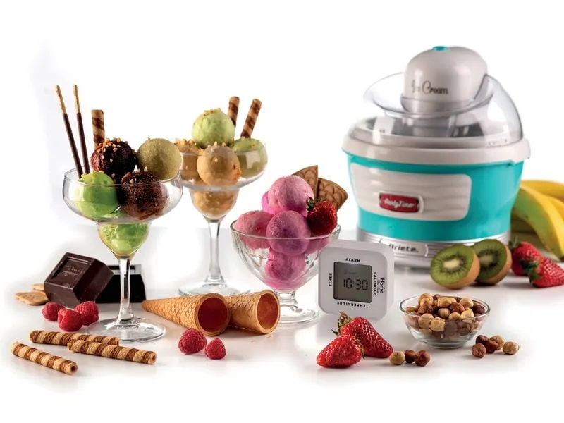 Ariete Glacemaschine Party Time ARI-643-BL 1.5 l, Blau/Weiss Ariete Glacemaschine Party Time ARI-643-BL 1.5 l, Blau/Weiss
