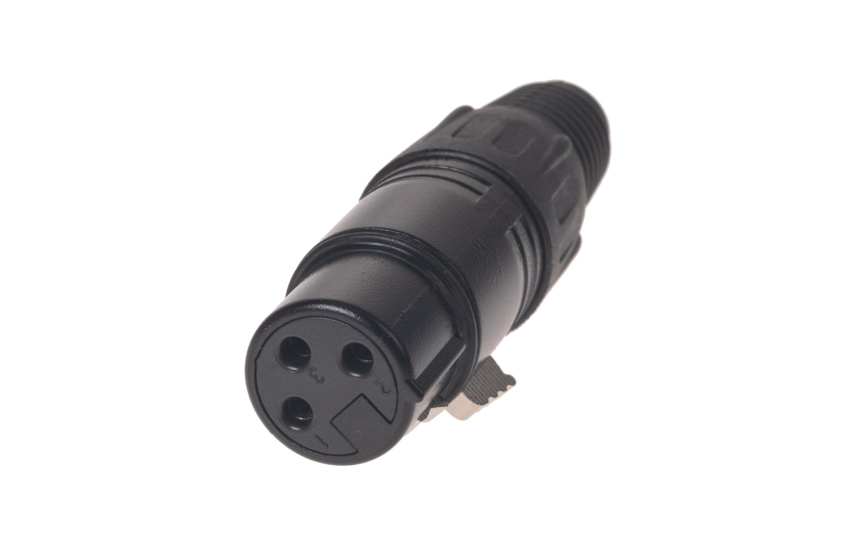 Bemero Stecker BC1001BK-F 3-Pol XLRf female Stecker schwarz