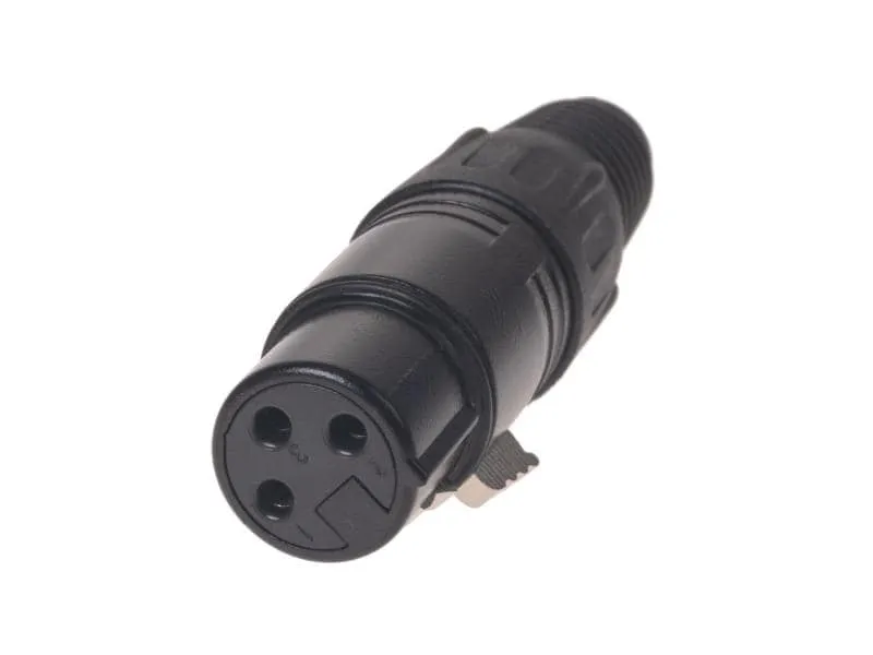 Bemero Stecker BC1001BK-F 3-Pol XLRf female Stecker schwarz Bemero Stecker BC1001BK-F 3-Pol XLRf female Stecker schwarz
