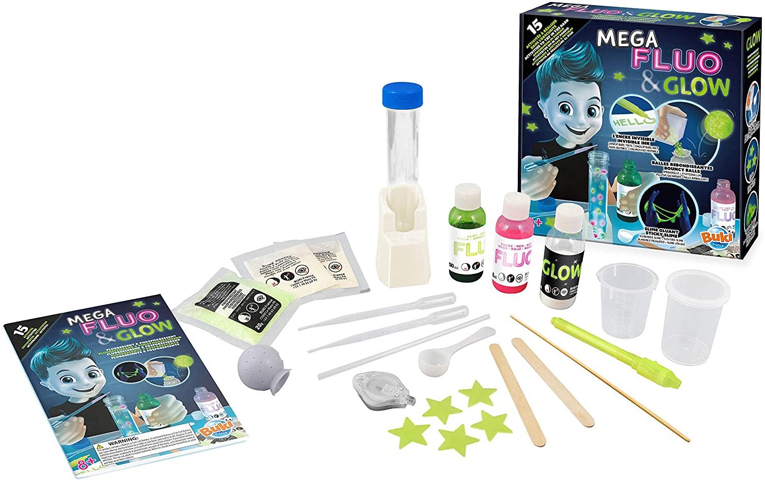 Buki Experimentierkasten Mega Fluo & Glow