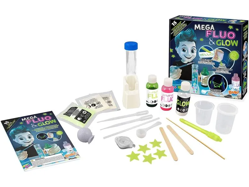 Buki Experimentierkasten Mega Fluo & Glow