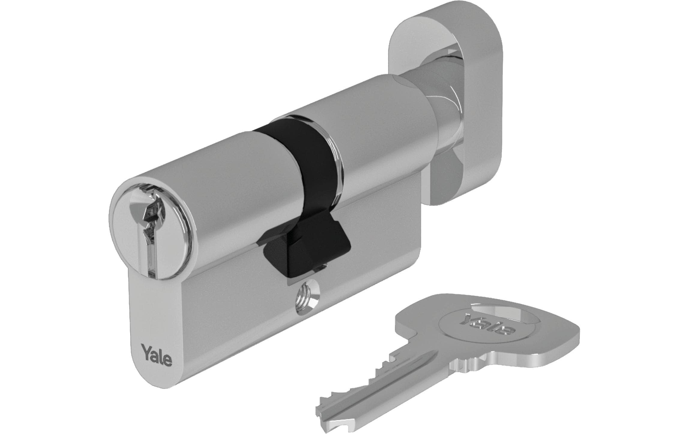 Yale Knaufzylinder 500 plus, 30/30, Nickel sat. Standard Security