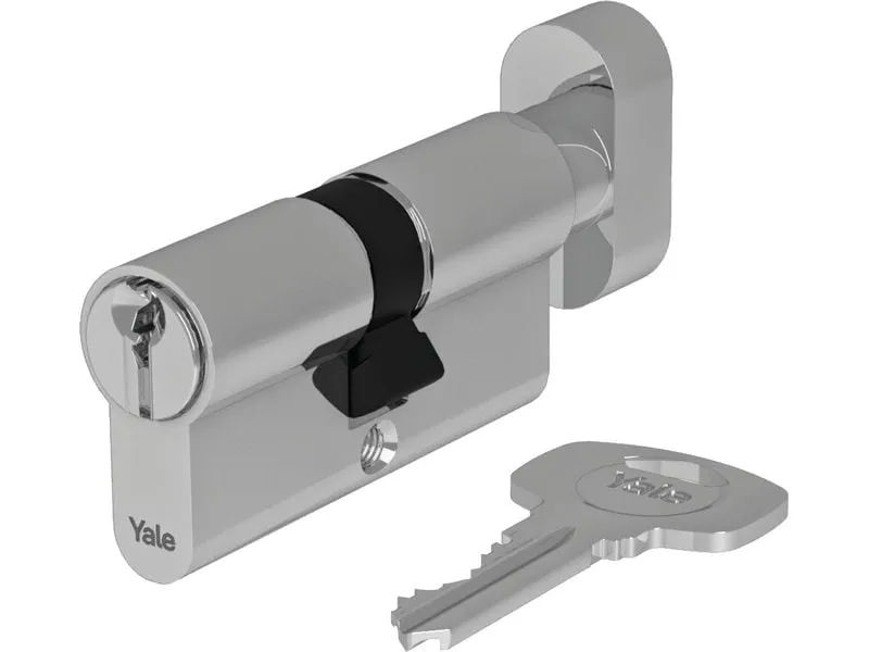 Yale Knaufzylinder 500 plus, 30/30, Nickel sat. Standard Security