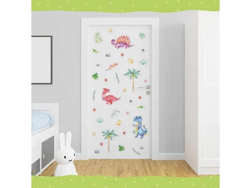 Papierdrachen Wandtattoo-Set Dinosaurier Papierdrachen Wandtattoo-Set Dinosaurier