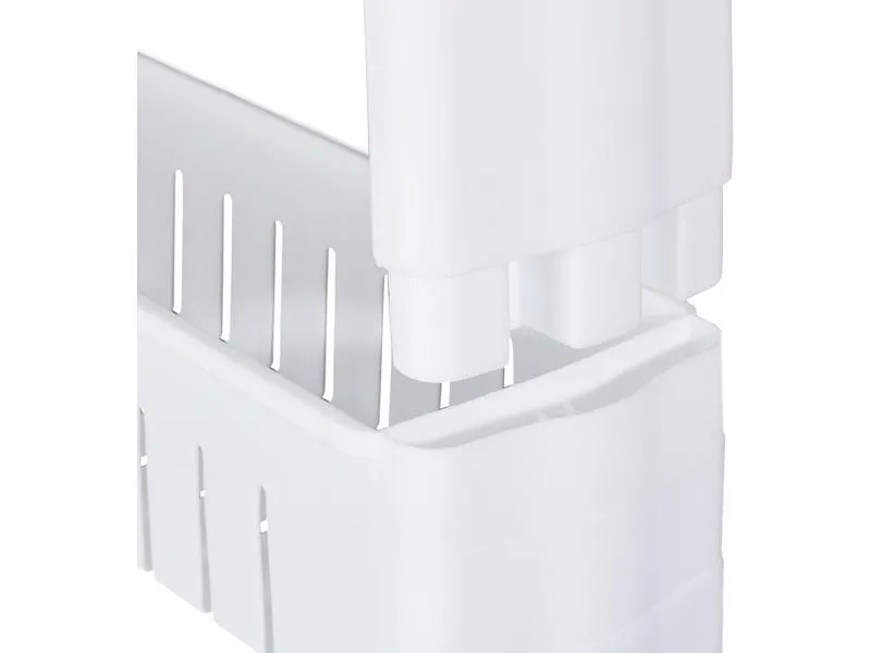 relaxdays Nischenwagen 12.5 x 131 x 54 cm, Weiss relaxdays Nischenwagen 12.5 x 131 x 54 cm, Weiss