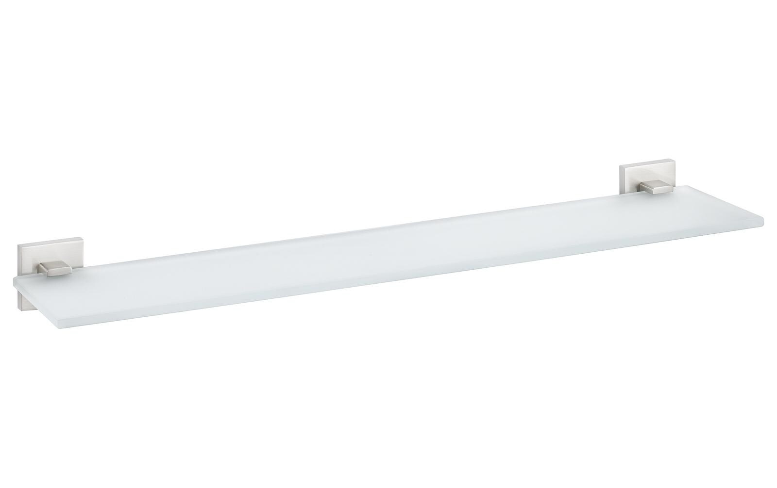 tesa Exxclusiv Glasablage ohne Bohren, silber