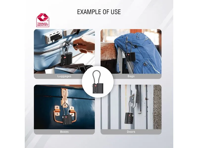 4smarts Standort-Finder SkyTag TSA Lock Schwarz 4smarts Standort-Finder SkyTag TSA Lock Schwarz